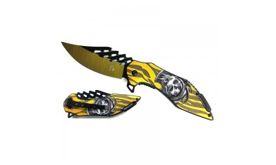 Falcon 8.5" Spring Assisted Knife KS42250GD Falcon 8.5" Spring Assisted Knife KS42250GD